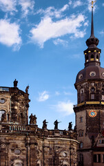 Catholic Church of the Royal Court of Saxony, Dresden, Saxony, Germany, Europe.