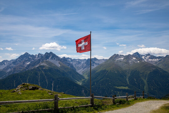 in the area around Scuol, Switzerland