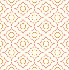 Elegant art nouveau seamless pattern. Abstract minimalist background. Geometric art deco texture.