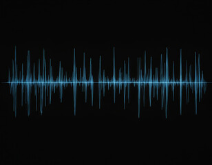 Sound wave graphic against plain background