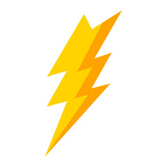 lightning bolts icon.