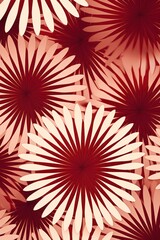 Burgundy striking artwork featuring a seamless pattern of stylized minimalist starbursts