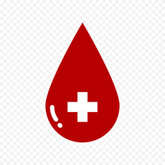 Blood drop symbol design. Vector illustration.