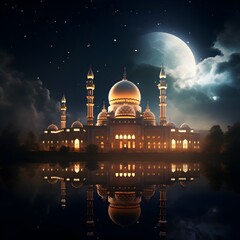 Mosque premium ramadhan generative ai