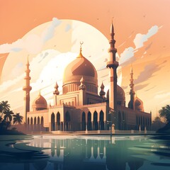 Mosque premium ramadhan generative ai