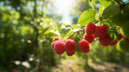 raspberry on a branch
