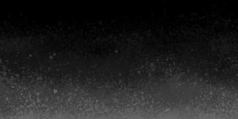 Obvious dark worn textured effect Dark gray grunge urban texture vector abstract faint silver white antique painted grunge, black background wall Silver glitter texture. Irregular confetti border