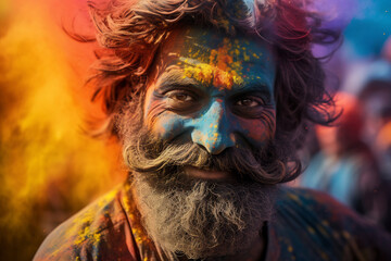 Radiant Smile During Holi