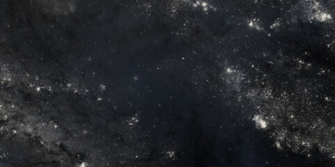 Black white space background. Abstract vector illustration with our galaxy in cosmos. Nebula galaxy background with Twinkling Beautiful Stars and Constellations.