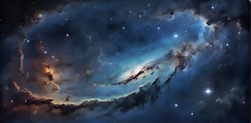 Obraz na płótnie Canvas planet and space Cosmic sky full of stars space