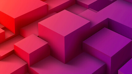 Red, fuchsia, and purple abstract background vector presentation design. PowerPoint and business background.
