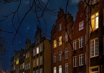 Night in the Old Town, Gdansk	