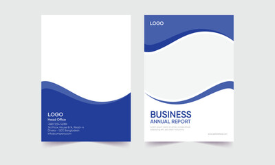 annual report cover page design template vector, annual report cover, brochure cover