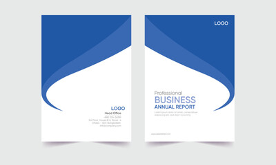 vector cover design professional business annual report, corporate annual report cover