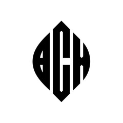 BCX circle letter logo design with circle and ellipse shape. BCX ellipse letters with typographic style. The three initials form a circle logo. BCX Circle Emblem Abstract Monogram Letter Mark Vector.