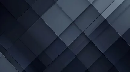 Fotobehang Corporate background featuring a gradient of midnight blue to steel grey, utilising clean and simple lines to create a geometric pattern conveying professionalism © David
