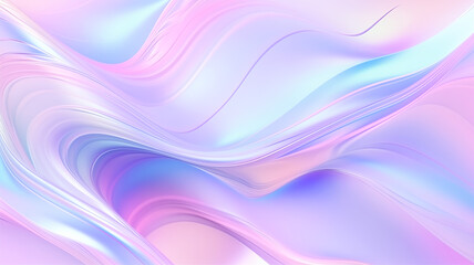 Holographic abstract pastel colors backdrop. Hologram gradient neon color. Foil effect. Rainbow graphic.