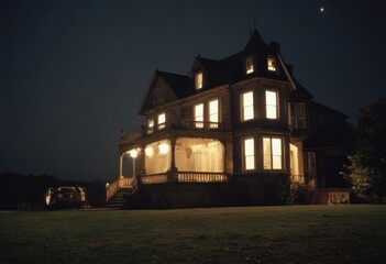 wooden country house exterior