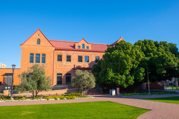 Fototapeta na wymiar University Club Building in Arizona State University ASU main campus in city of Tempe, Arizona AZ, USA. 