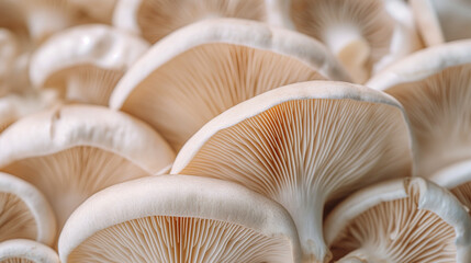 Enchanted Forest Delicacies: A Captivating Close-Up of a Colorful Cluster of Wild Mushrooms