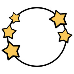Star Circle Frame