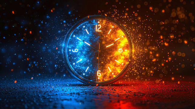 A schedule displaying a change in the length of the day and a reduction in night tim