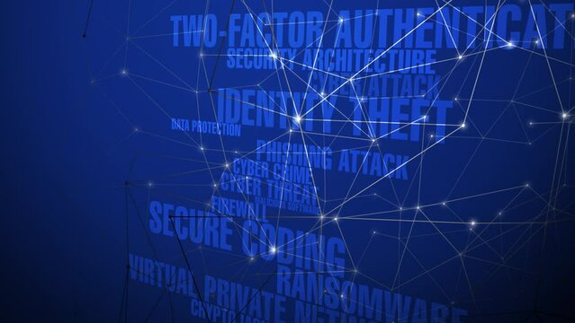 Secure cyberspace safeguarding technology and connected lines for cyber security risk assessment data protection, prevention of cybercrime, and secure communication