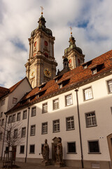 Fototapeta premium In the courtyard of the Abbey in St. Gallen