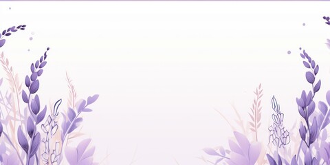 Lavender simple clean geometric frame