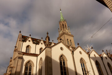 Naklejka premium St. Laurenzen Church in St. Gallen, Switzerland