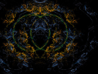 Imaginatory fractal abstract background Image