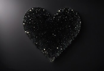  background black heart color surface glitter