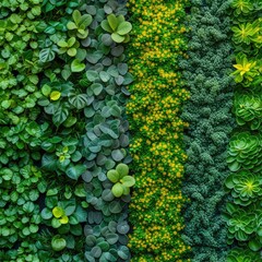 Green Wall Seamless for background