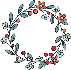 Rustic Wedding Wreath PackSeasonal Holiday Wreath Graphics