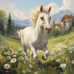 Adorable Sweetness: Graceful Horse