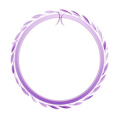 Lilac simple clean geometric frame 