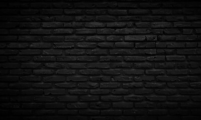 Elegante Dunkelheit: Schwarze Backsteinwand als stilvoller Hintergrund