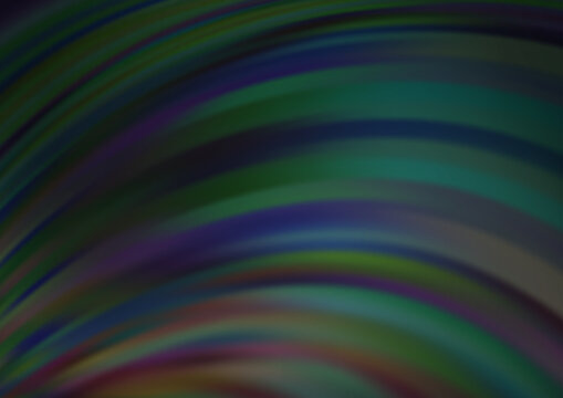 Dark Green vector pattern with bubble shapes. A completely new color illustration in marble style. The template for cell phone backgrounds.