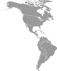 EL SALVADOR MAP WITH AMERICAN CONTINENT MAP