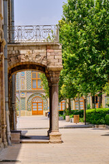 Naklejka premium Tehran (Teheran), Iran, 06.24.2023: Architecture details of Golestan Palace, iran.