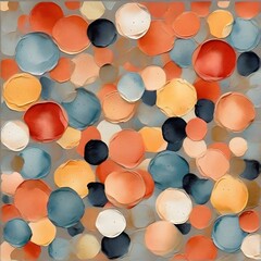 background made of spheres, ai generated