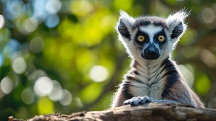 Obraz premium ring lemur catta