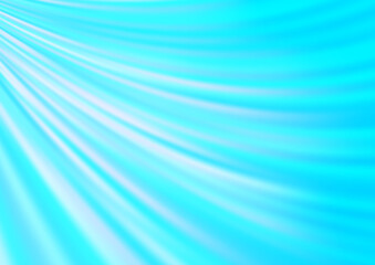 Light BLUE vector template with lines, ovals. A vague circumflex abstract illustration with gradient. The best blurred design for your business.