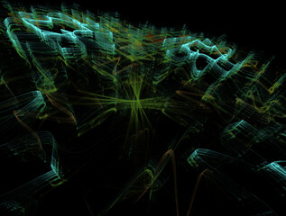 Imaginatory fractal abstract background Image