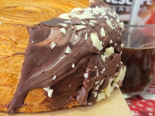 chocolate cake with nuts