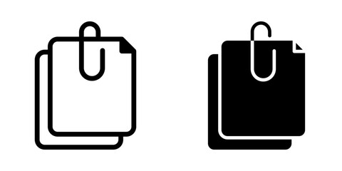 Note Icon. for mobile concept and web design. vector illustration