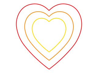 Heart Valentines Day Background Illustration
