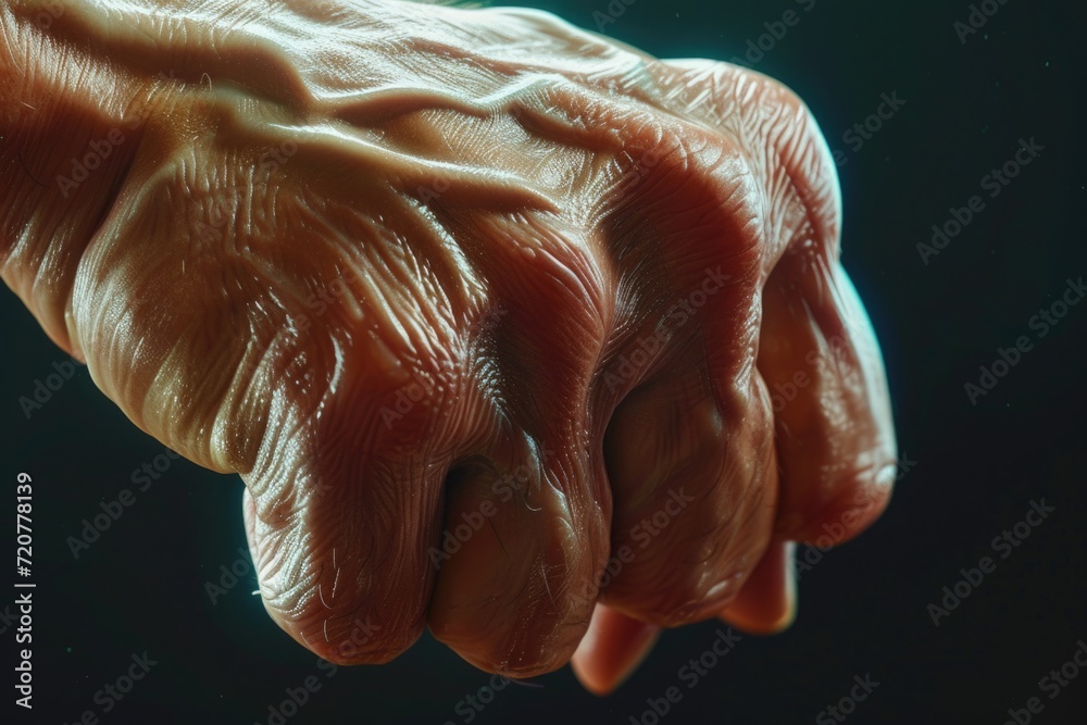 Poster a close-up shot of a person's hand holding an object. this versatile image can be used to illustrate