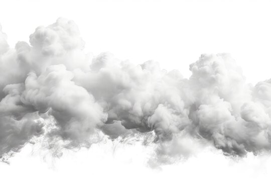 A black and white photo capturing smoke billowing out of a chimney. This image can be used to depict various concepts such as pollution, industry, or a cozy winter scene