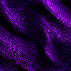Dynamic abstract waves in shades of purple, elegant background for design